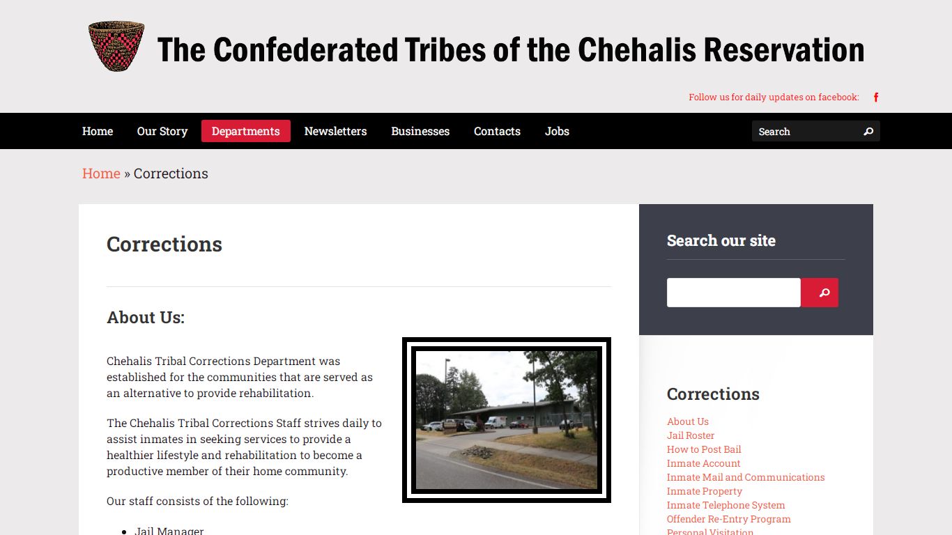 Corrections - The Chehalis Tribe